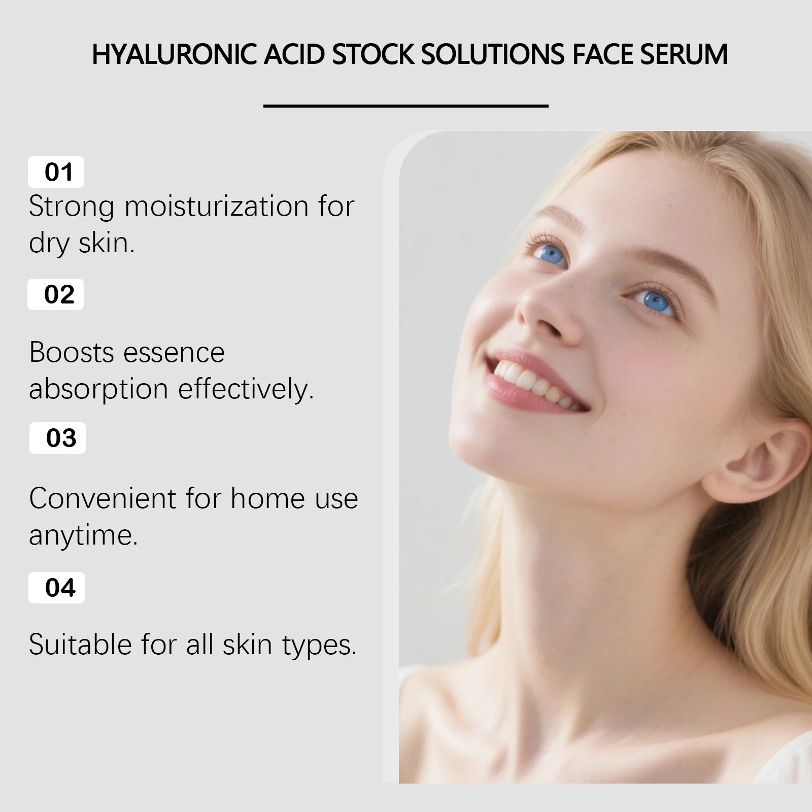 Eelhoe Hyaluronic Acid Face Serum & Microneedle Roller Set Face Serum Set Zpaxo