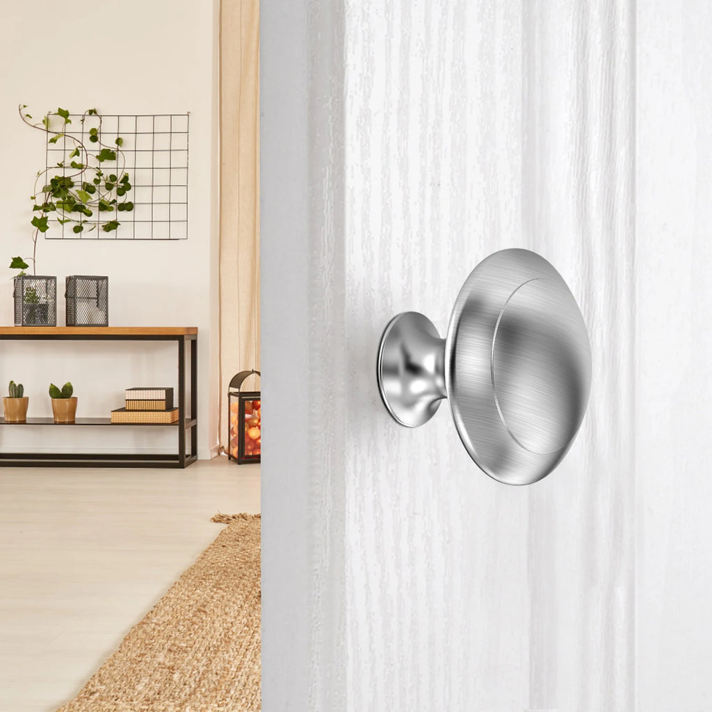 3/10/20/30/40Pcs Cabinet Knobs Sturdy Drawer Handles Cupboard Pull Handles Zinc Alloy Stainless Steel Kithcen Hardware Accessory Zpaxo