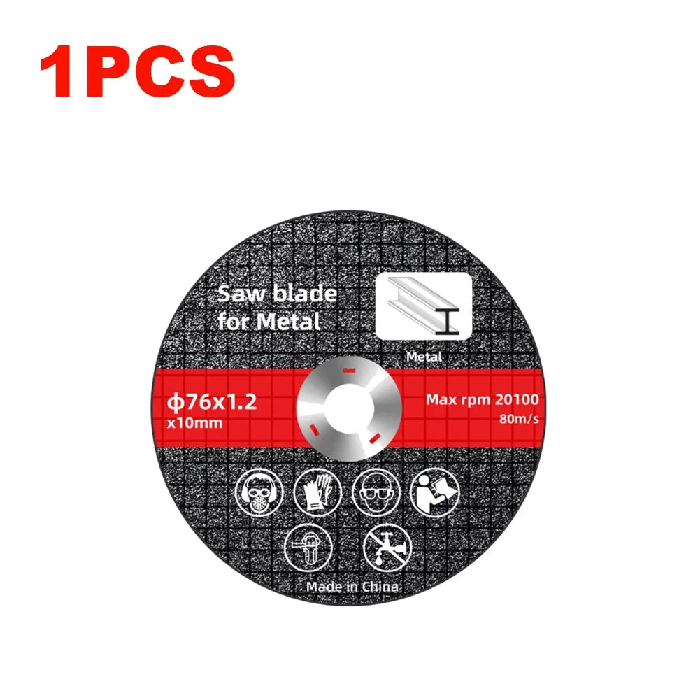 1/10PCS 76mm Metal Cutting Discs Wear Resistance Cut Off Circle Wheels Blades Cutting Wheels Angle Grinder Accessories Zpaxo 1PCS
