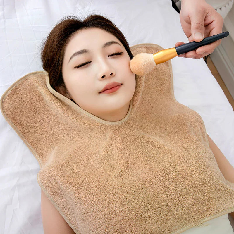 Coral Fleece Beauty Salon U-shaped Towel Anti-dirty Water Absorbent Zpaxo