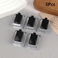 5-Pack Clear Acrylic Ring Display Stands – Jewelry Tray Holder