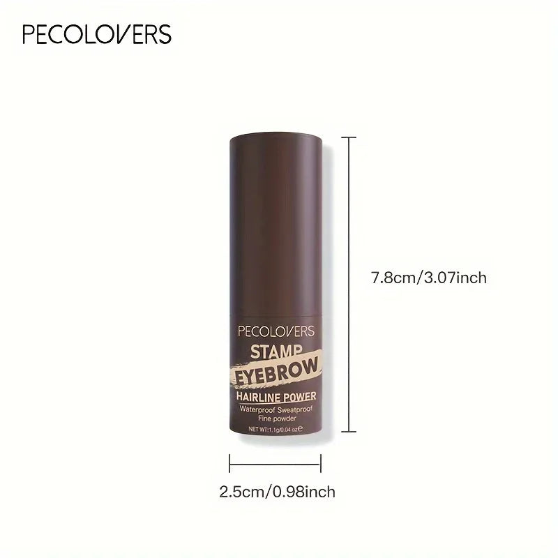 Hairline Powder Waterproof Hairline Root Cover Up,Sweatproof Eyebrow Contour Stick,Root Edge Shadow Filling Powder Zpaxo