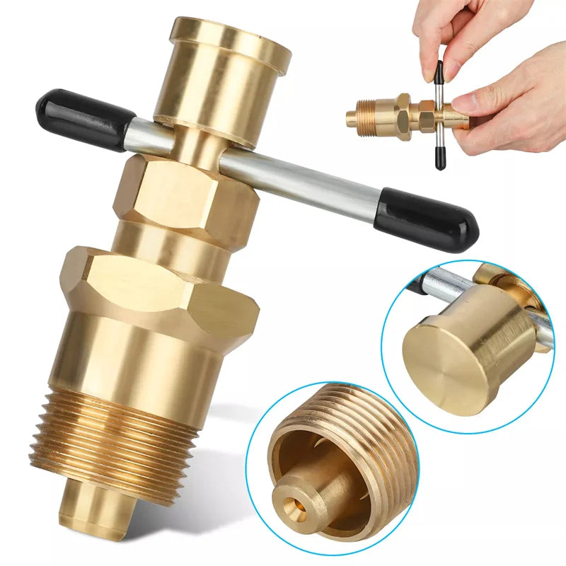 Brass Olive Remover Puller Tool – NPT 1/2" & 3/4" Pipes