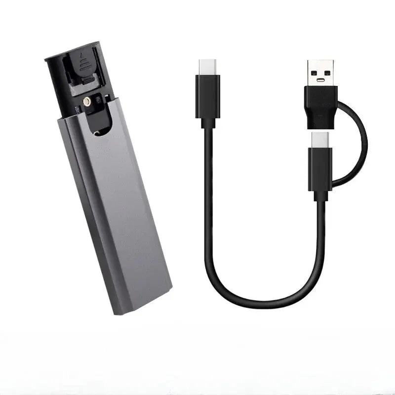 M2 NVMe SSD Case 10Gbps USB3 1 Enclosure C HDD Box Tool SATA M-key B Zpaxo NVME(C-C)