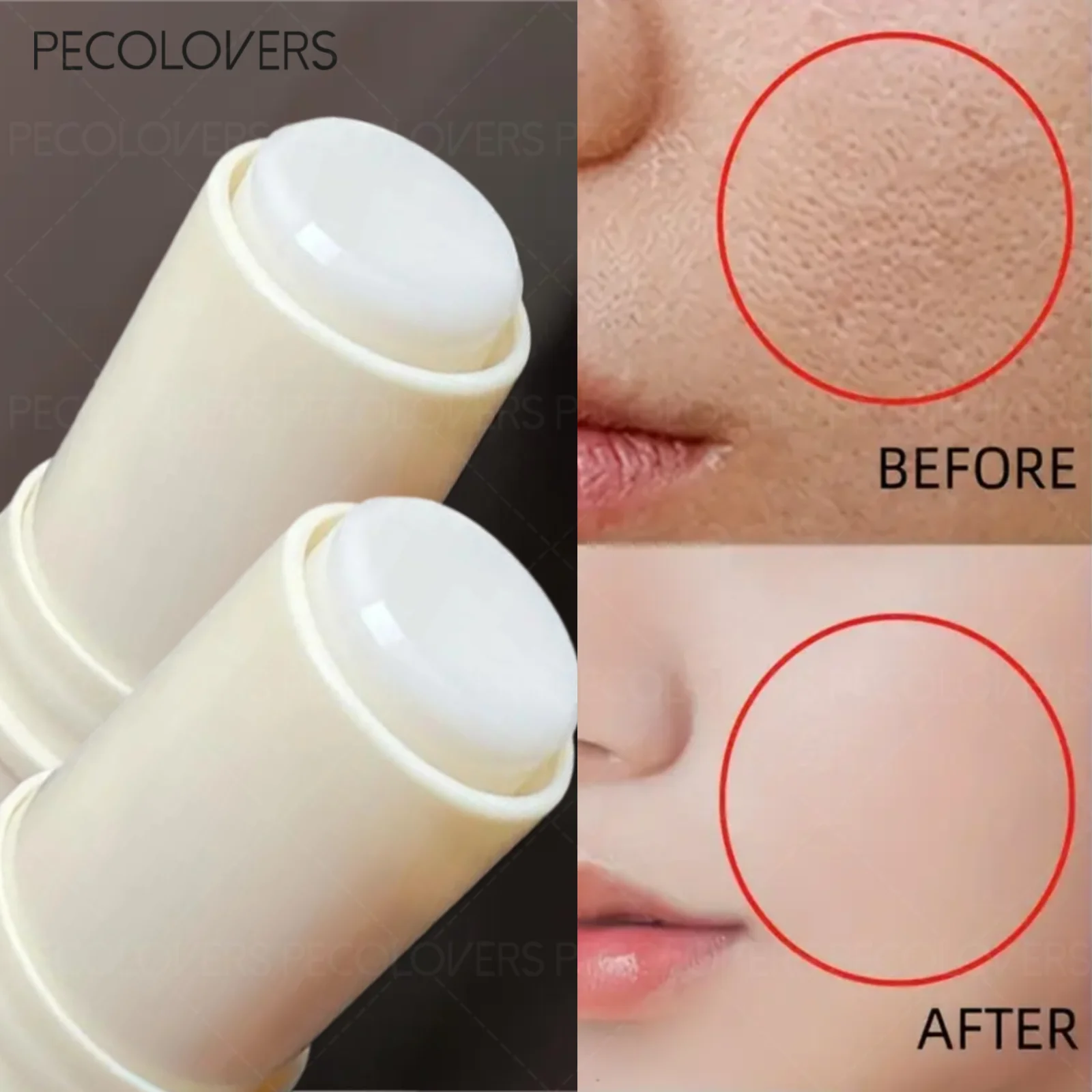2PC Moisturizing Concealer Foundation Stick，Sweat Proof, Natural Makeup Effect, Non-Slip Makeup Stick Zpaxo