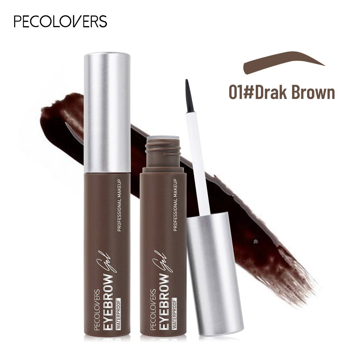 1PC Lazy Makeup Eyebrow Enhancers Liquid Gel Long Lasting Waterproof Easy To Wear Tear Peel-off Brow Tint Eyes Brows Natural Zpaxo 01