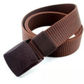 Travel security insurance anti-theft invisible money-hiding belt with hidden zipper, wallet belt and waist pouch Zpaxo brown
