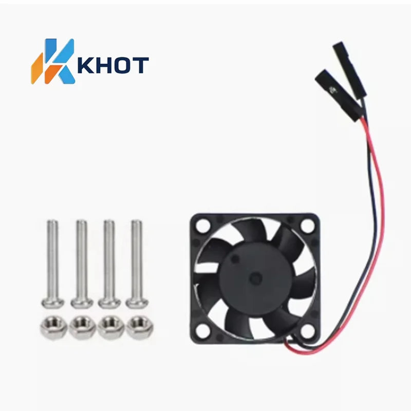 Raspberry Pi Cooling Fan Motherboard Shell DC5V Fan Heat Sink Raspberry Pi 3B/4B 3007 Zpaxo
