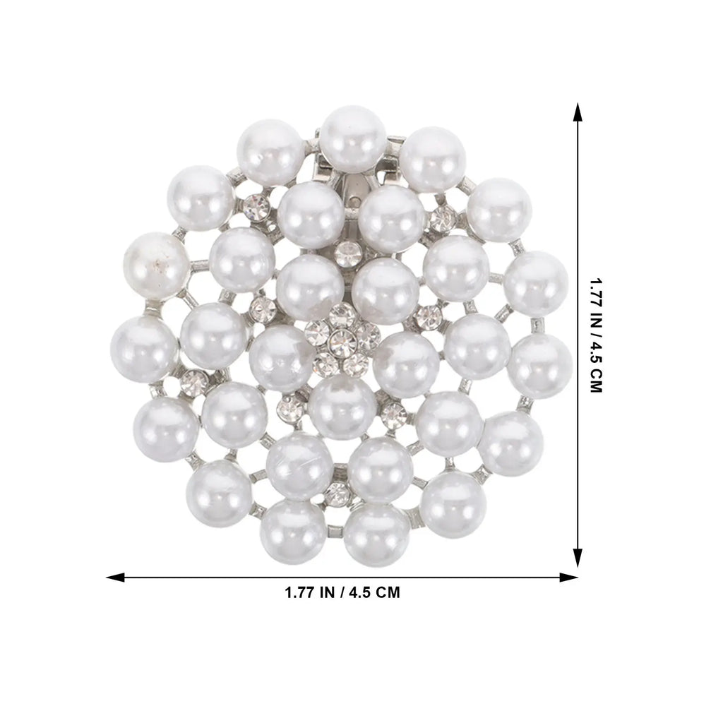 Bling Shoe Clips Luxury Pearl Rhinestone Design Wedding Embellishment