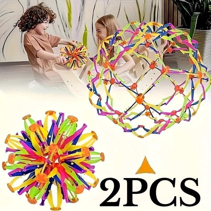 Foldable Expandable Magic Breathing Ball Toy Children Adults