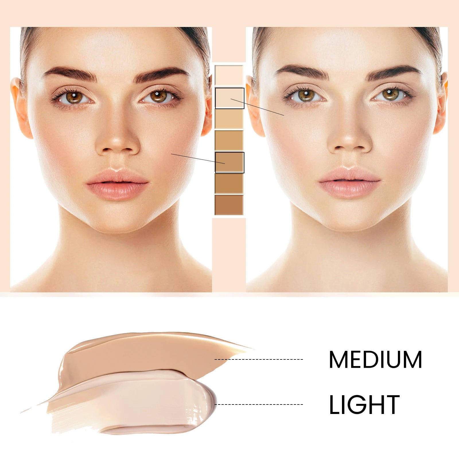 Eelhoe CC Cream Foundation SPF 50 – Concealer & Moisturizer CC Cream Foundation Zpaxo