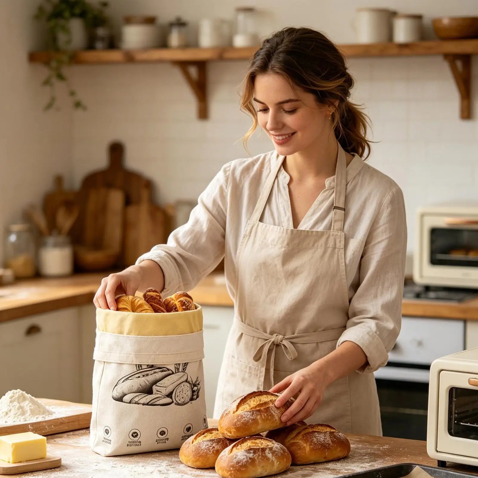 Reusable Bread Bag Freshness Preservation Food Keeper Storage Bags