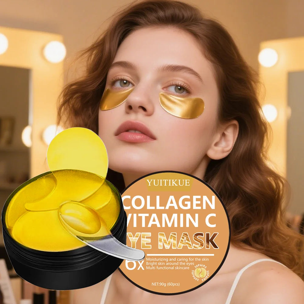 YUITIKUE Collagen Vitamin Eye Mask 90g – Moisturizing & Brightening Eye Mask Treatment Zpaxo