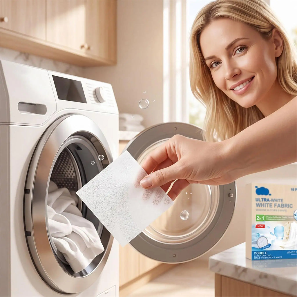 Dye Clothes 10 Sheets White Dyeing Tablet Textiles Adults Women Men