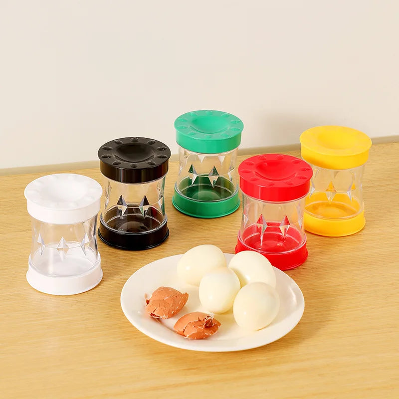 Hot Hand-cranked Automatic Egg Sheller 1pc New Household Shell Peeling Machine Egg Opener Tool Fully Automatic Small Tool Zpaxo