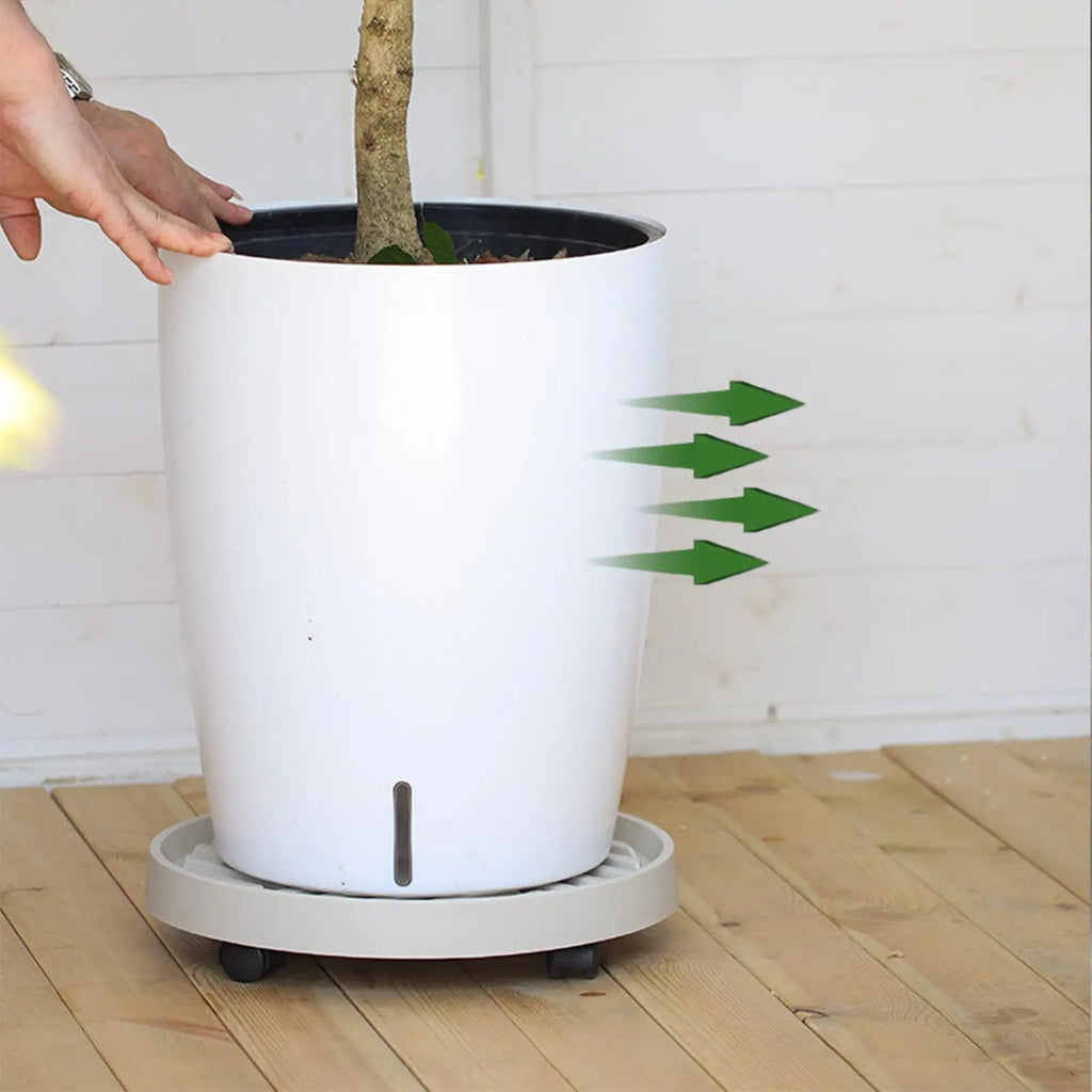 Plant Stand with Wheels Heavy Duty Pot Base Plant Roller with Lockable Casters for Flower Pot Planter Garden Balcony Patio Zpaxo