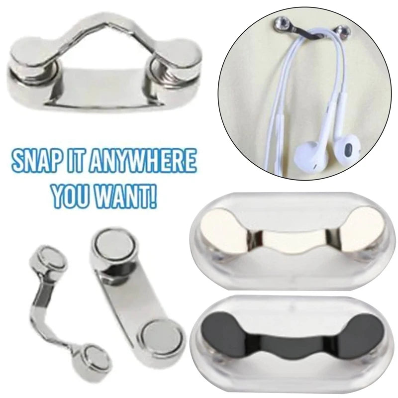 Magnetic Hang Eyeglass Holder Pin Brooches Fashion Multi-function