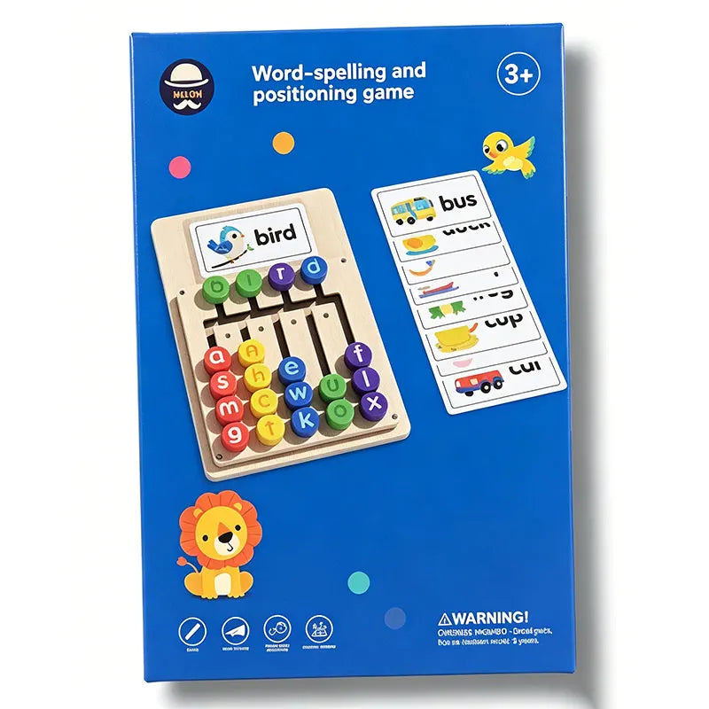 Educational Letter Matching Toy Featuring Spelling Board 12