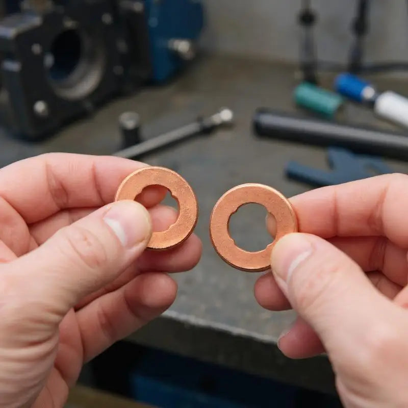 10-Pack Diesel Injector Copper Gaskets 1.5/2.0mm | Common Rail