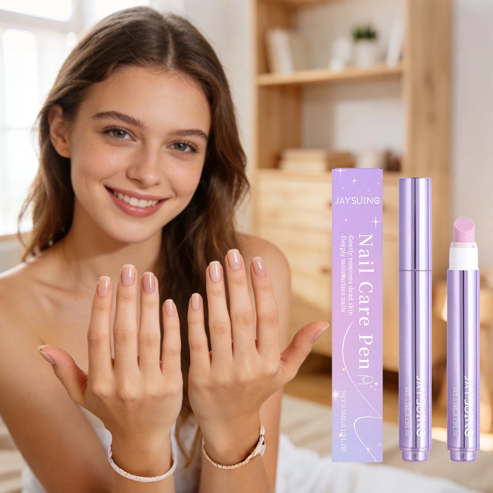 Sunflower Seed Oil Nail Cuticle Care Pen – Repair & Strengthen Nail Treatment Pen Zpaxo