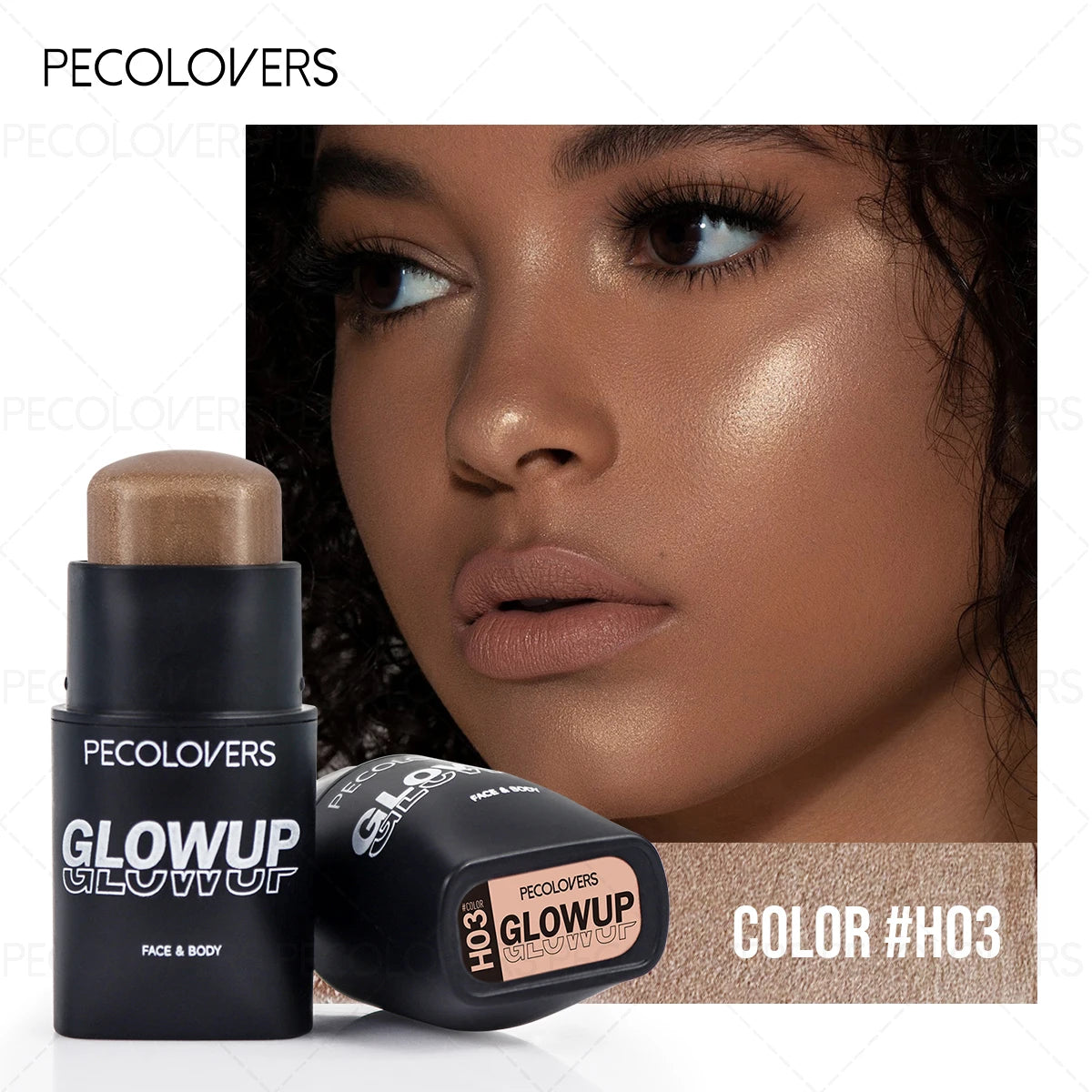 Pearlescent Glitter Stick Shine Waterproof Versatile Matte Contour