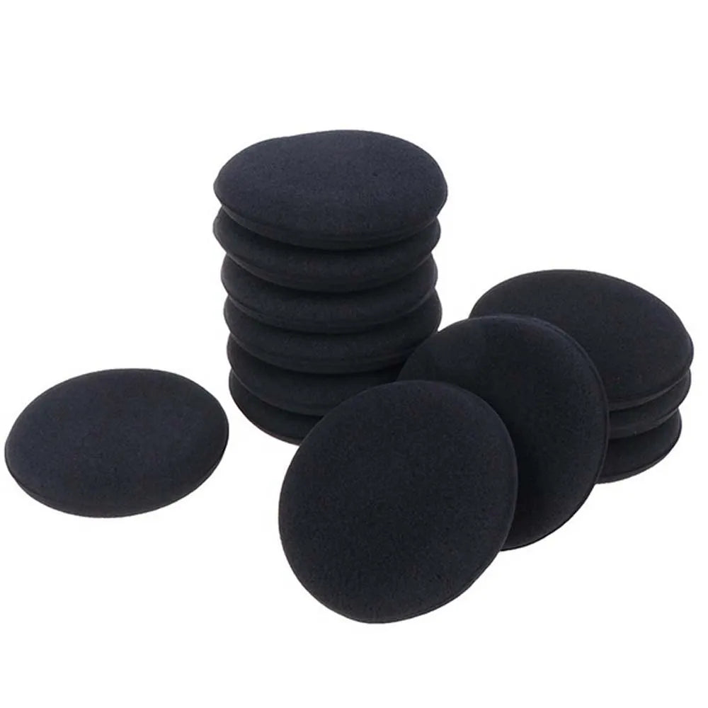 12 Pcs Polish Foam Sponges High Density Waxing Microfiber Polishing Pads Durable Detailing Applicator Pad Zpaxo