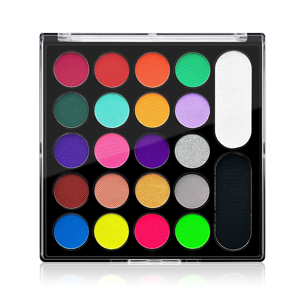 22 Face Body Oil Painting Palette Art Cosplay Non Toxic Safe Makeup Zpaxo 22 colors