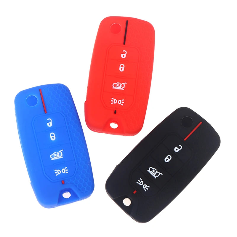 Silicone Key Fob Cover for Jeep Cherokee, Compass & Renegade