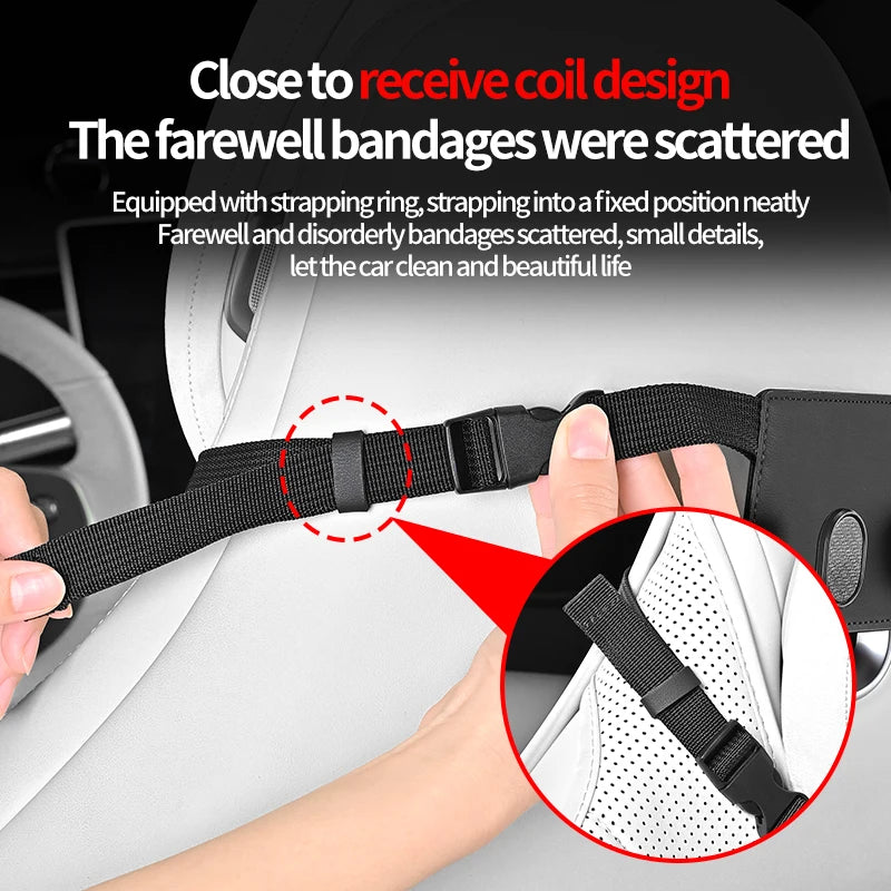 2-in-1 Car Headrest Hook & Phone Holder | Backseat Organizer Car Seat Organizer Hook Zpaxo