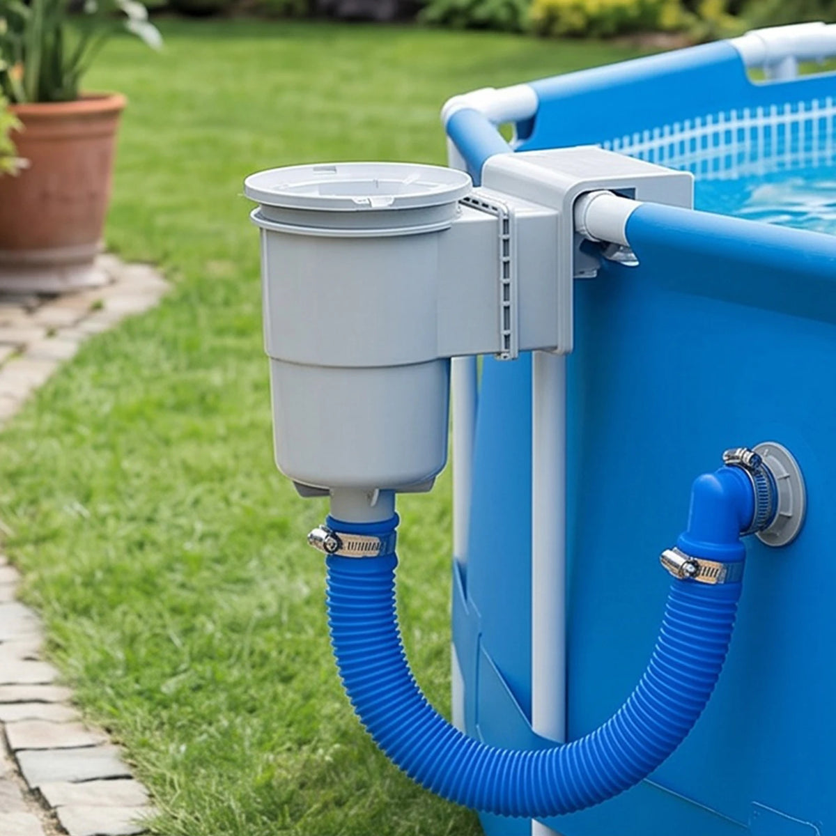 1.5m Filter Pumps Flexible Hoses Leak-Proof Above Ground Pools Filtration Pump Hoses 32mm For 300/330/530/1000 Gallon Pumps Zpaxo