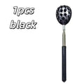 1pcs Extendable Cactus Back Scratcher – Heavy Duty PVC, 2 Spike Sizes, One-Handed Adjustable for Home & Travel Zpaxo 1pcs black