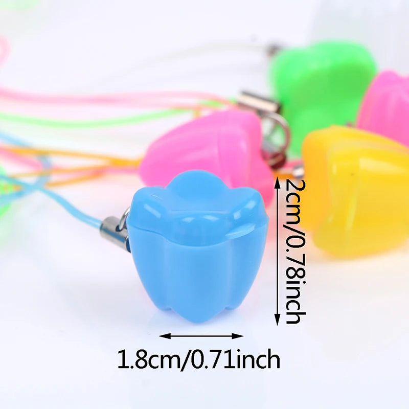 ▶10pcs Colorful Baby Kids Tooth Storage Box Organizer Milk Box Children's Souvenir Save Baby Teeth Keepsake Holder Zpaxo Random 10PCS