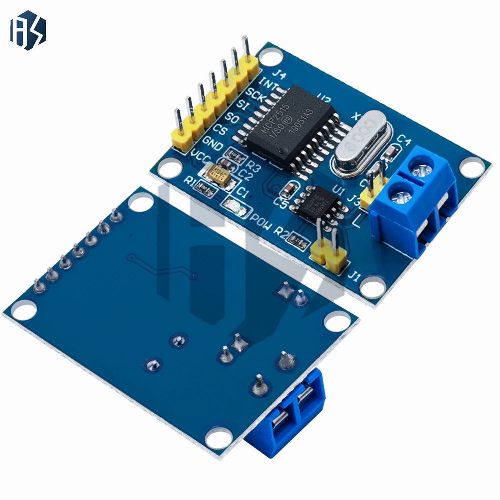 1pcs 5pcs 10pcs MCP2515 CAN Bus Module TJA1050 receiver SPI For 51 MCU ARM controller Zpaxo