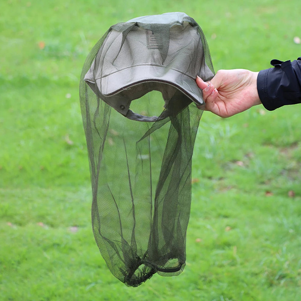 3Pcs Insect Shield Face Mask Cover Net Face Neck Fly Netting Hood for Outdoor Fishing Camping Hiking Zpaxo