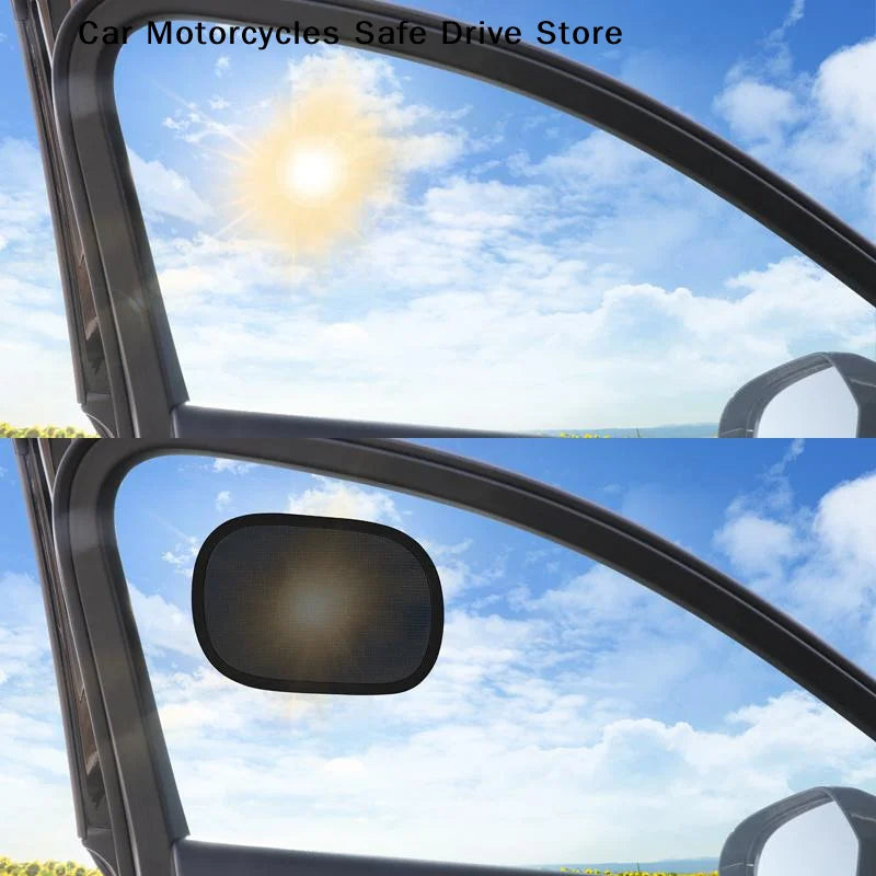 CM2pcs Summer Car Mini Small Shading Anti-static Film Side Window Sun