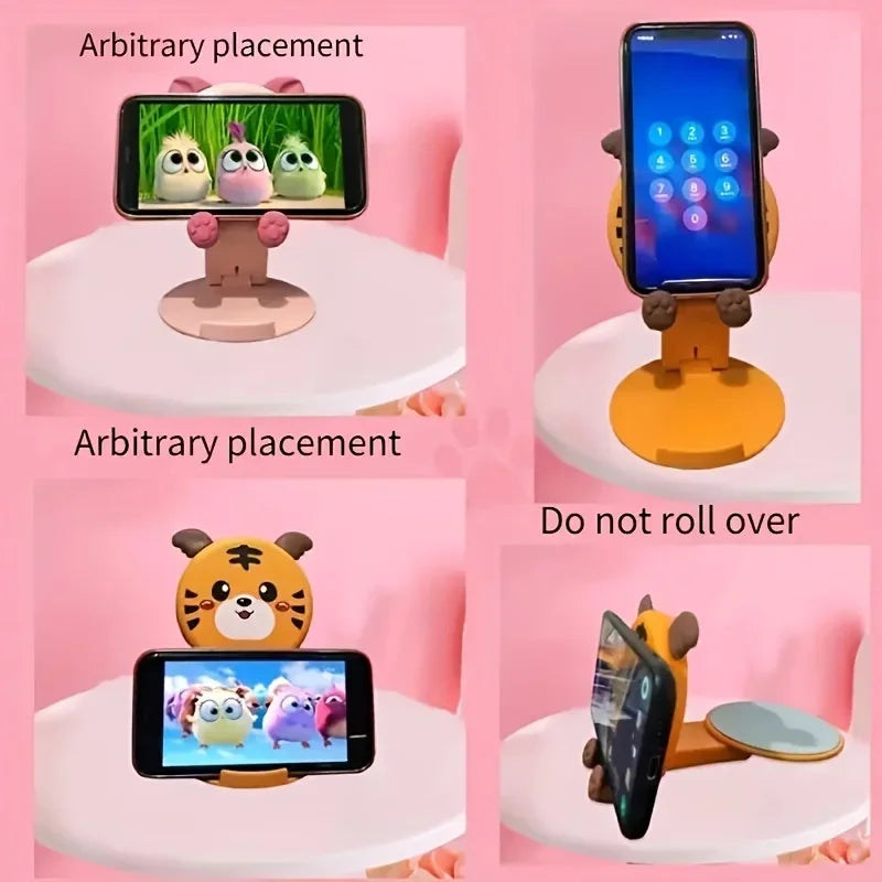Nice Creative Portable Mobile Phone Stand Angle Adjustable Mobile Phone Holder Foldable Tablet Stand For All Mobile Phones Zpaxo