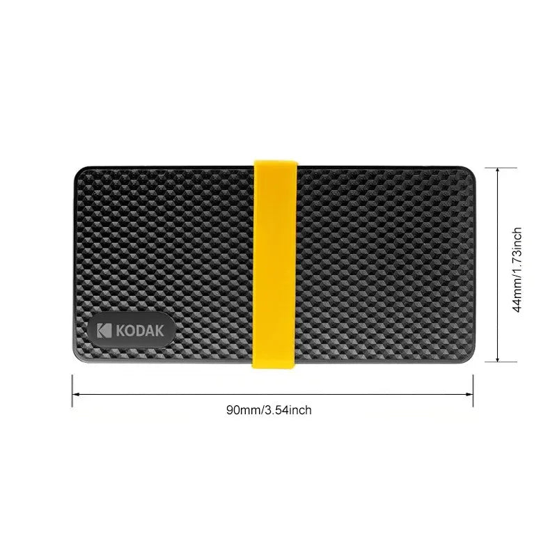 Kodak X200 Portable SSD 2TB 1TB 512GB 256GB USB 3.1 Type C External Solid State Drive for PS4 Laptop MacBook PC Zpaxo