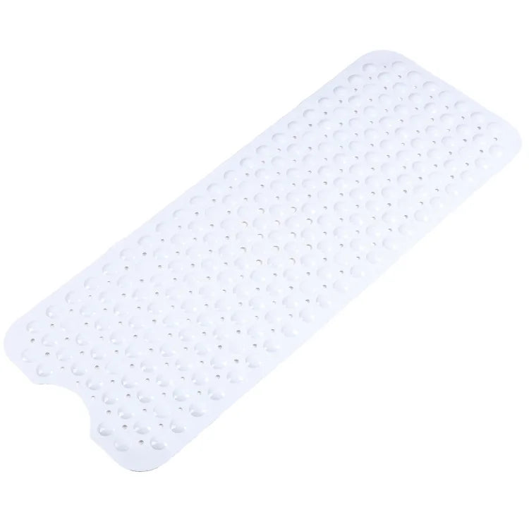 40x100cm Non-Slip Bath Mat with Suction Cups – Kids & Elderly Safe Anti-Slip Bath Mat Zpaxo White