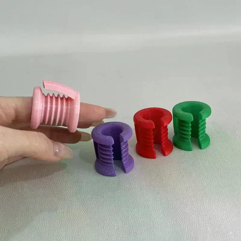 Portable Crochet Finger Protector DIY Mini Knitting Sleeves Thimble Zpaxo