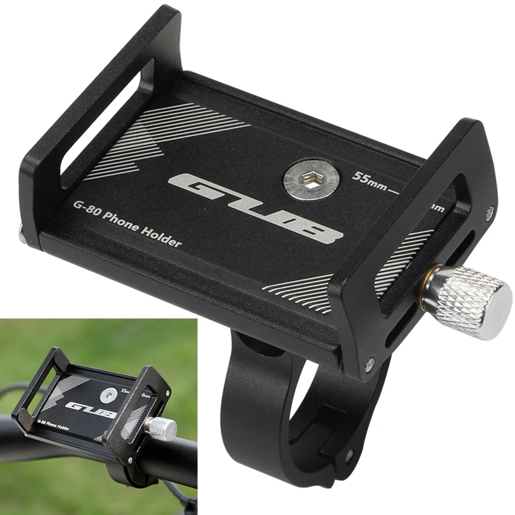 Bike Phone Holder Aluminum Alloy Bicycle Headset Mount Motorcycle 2