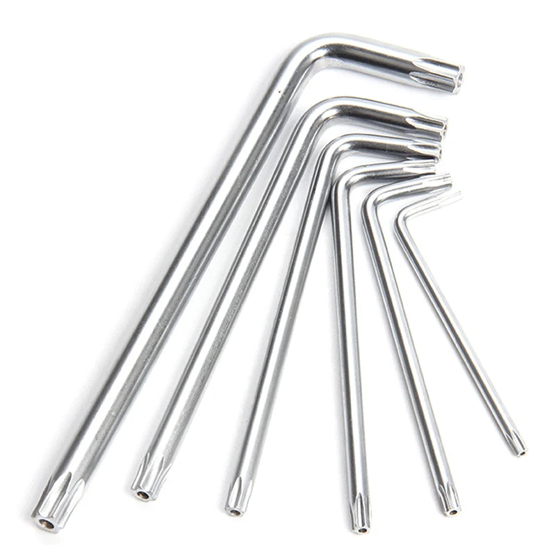 T6 T7 T8 T9 T10 T15 T20 T25 T30 T40 Six Lobe Torx Head Tamper Proof Zpaxo