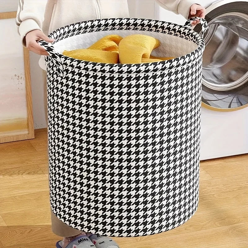Foldable Laundry Basket – Collapsible Polyester Storage Hamper Foldable Laundry Hamper Zpaxo