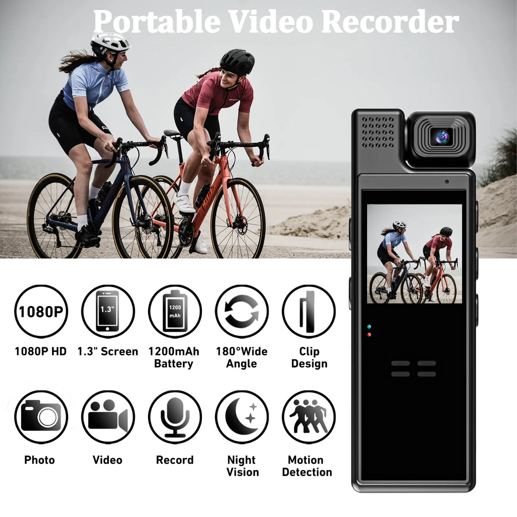 Mini Camera 1080P Wifi Screen Portable Digital Video Recorder Bodycam