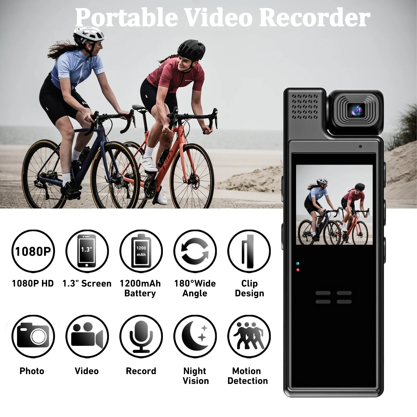 Mini Camera 1080P Wifi Screen Portable Digital Video Recorder Bodycam