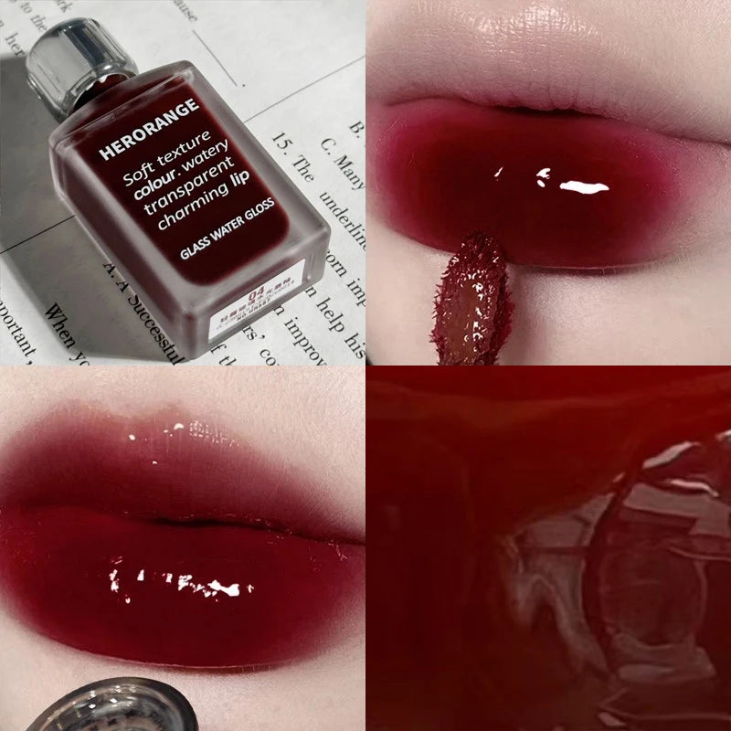 Water Light Mirror Lip Glaze Long-lasting Moisturizing Shiny Gloss Zpaxo