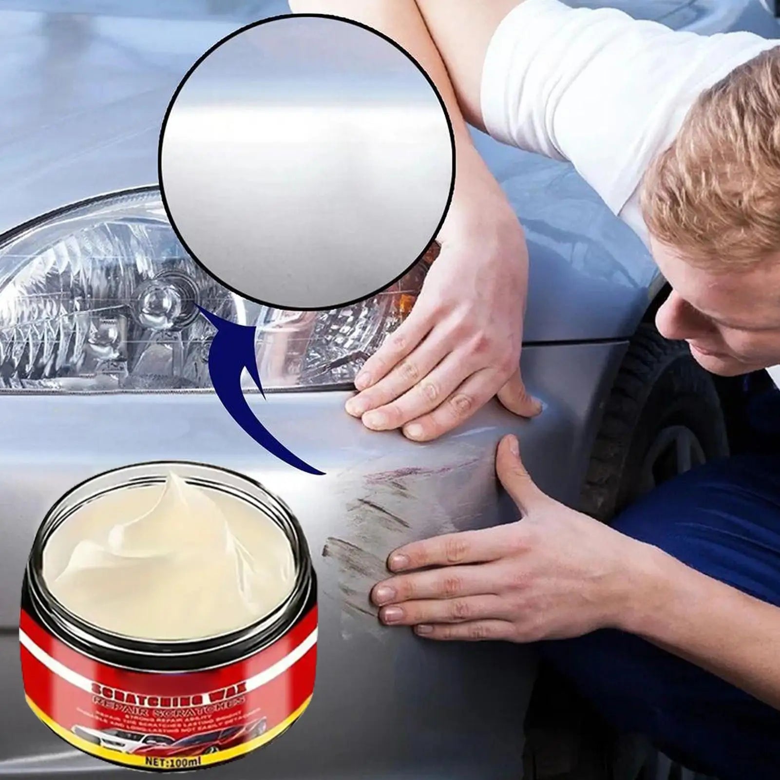 Scratch Repair Vehicles Car Removal Wax Long-lasting Polished Cleaner