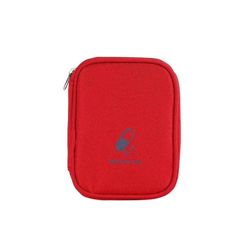 CMFirst Aid Medicine Bag Portable Storage Box Emergency Kits Pills Zpaxo Red