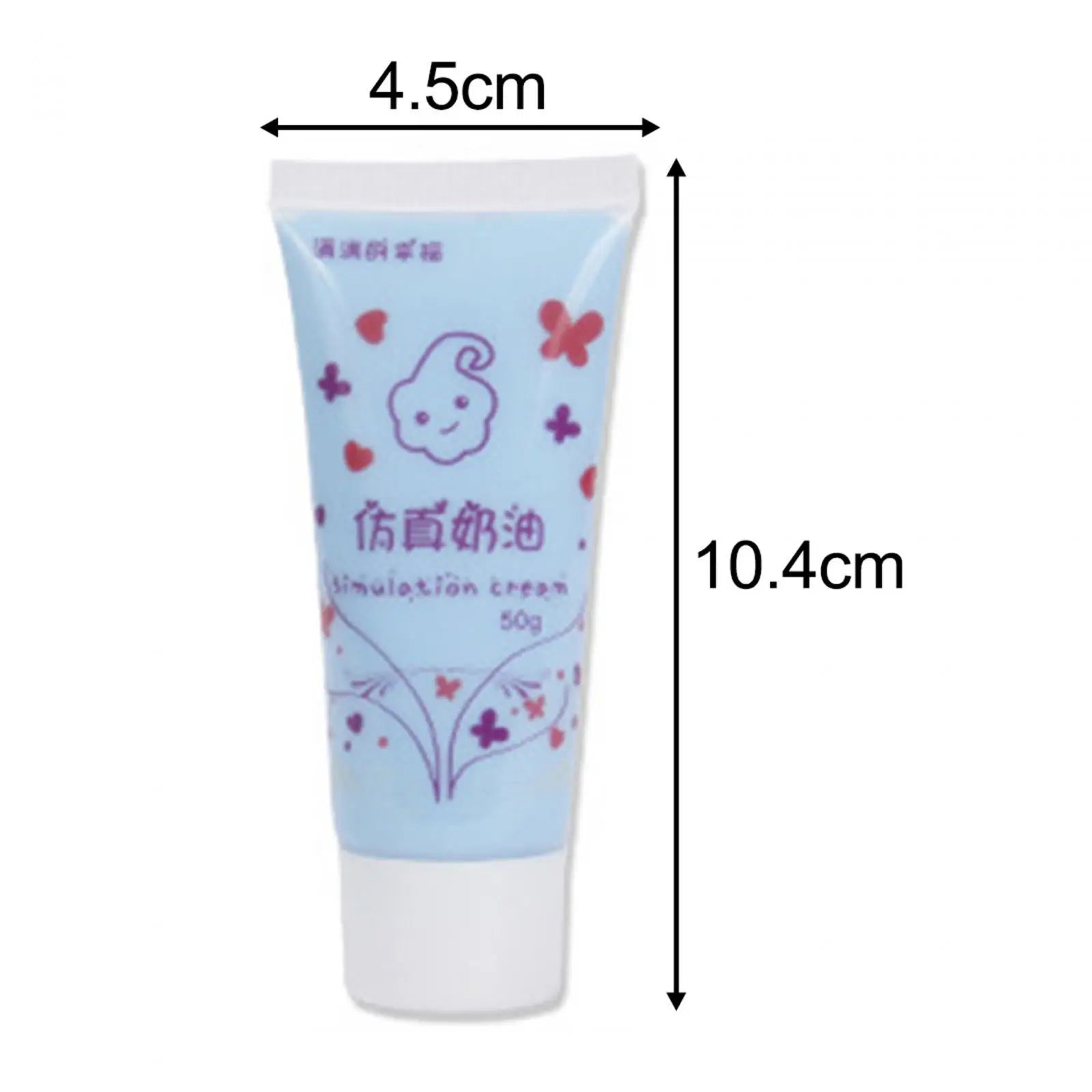 6x Cream Clay Glues DIY Phone Case Cream Adhesive Simulation Whipped Cream Glue Set Handmade for Mirror Jewelry Making Crafting Zpaxo