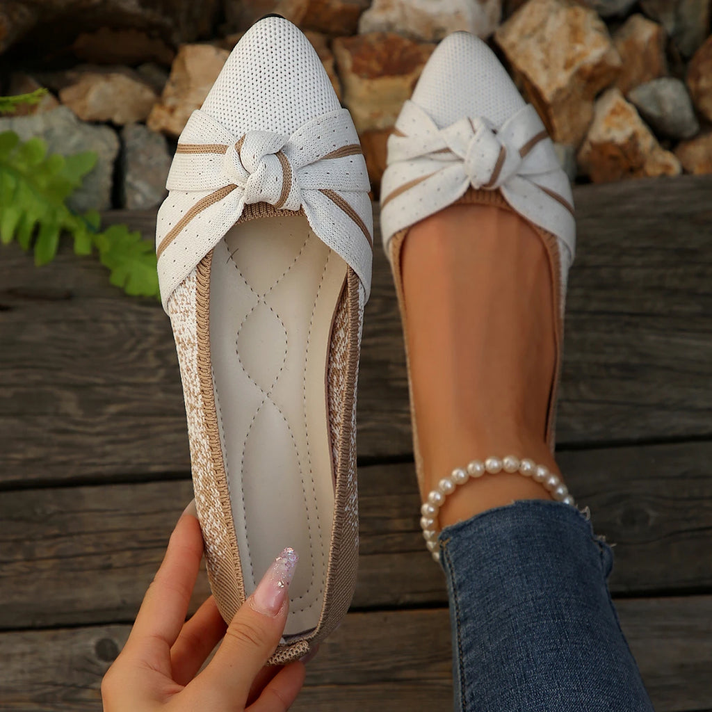 Women Flats Fashion Lightweight Flat Shoes Slip on Women Shoes Retro 2026 New Sneakers Soft Luxury Plus Size Shoes for Women Zpaxo WHITE 37