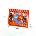 1Pcs 2026 Year Of The Horse Mini Calendar Cartoon Pony Desk Calendar Office School Portable Calendar Schedule Desktop Decoration Zpaxo A